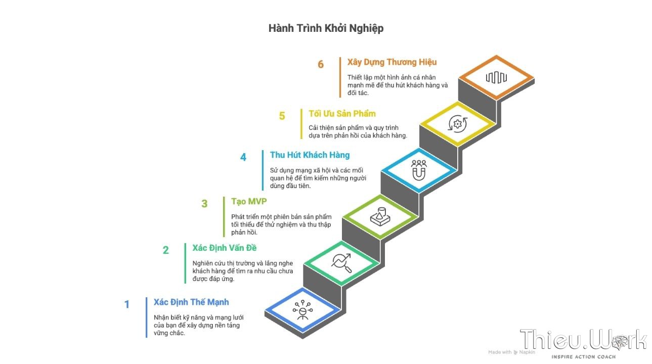 Tư duy khởi nghiệp dành cho người đi làm: Lộ trình chuyển mình bền vững và ít rủi ro